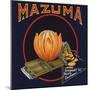 Mazuma Brand - California - Citrus Crate Label-Lantern Press-Mounted Art Print