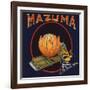 Mazuma Brand - California - Citrus Crate Label-Lantern Press-Framed Art Print