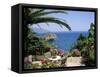 Mazzaro Beach, Taormina, Island of Sicily, Italy, Mediterranean-J Lightfoot-Framed Stretched Canvas