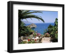 Mazzaro Beach, Taormina, Island of Sicily, Italy, Mediterranean-J Lightfoot-Framed Photographic Print