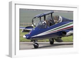 Mb-339A-Pan of the Frecce Tricolori Italian Aerobatic Team-null-Framed Photographic Print