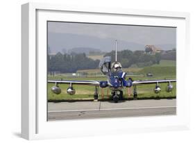 Mb-339A-Pan of the Frecce Tricolori Italian Aerobatic Team-null-Framed Photographic Print