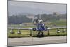 Mb-339A-Pan of the Frecce Tricolori Italian Aerobatic Team-null-Mounted Photographic Print