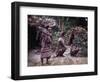 Mbnti Pygmies and Their Forest Huts, Ituri Rain Forest, Northern Zaire, Zaire, Africa-David Beatty-Framed Photographic Print