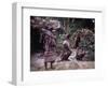 Mbnti Pygmies and Their Forest Huts, Ituri Rain Forest, Northern Zaire, Zaire, Africa-David Beatty-Framed Photographic Print