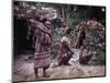 Mbnti Pygmies and Their Forest Huts, Ituri Rain Forest, Northern Zaire, Zaire, Africa-David Beatty-Mounted Photographic Print