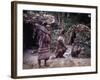 Mbnti Pygmies and Their Forest Huts, Ituri Rain Forest, Northern Zaire, Zaire, Africa-David Beatty-Framed Photographic Print