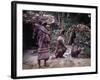 Mbnti Pygmies and Their Forest Huts, Ituri Rain Forest, Northern Zaire, Zaire, Africa-David Beatty-Framed Photographic Print