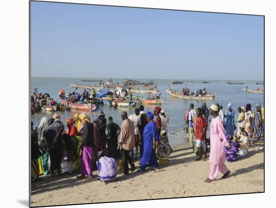 Mbour Fish Market, Mbour, Senegal, West Africa, Africa-Robert Harding-Mounted Photographic Print