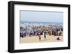 Mbour Fishing Harbour on the Petite Cote (Small Coast), Senegal, West Africa, Africa-Bruno Morandi-Framed Photographic Print