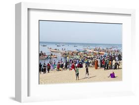 Mbour Fishing Harbour on the Petite Cote (Small Coast), Senegal, West Africa, Africa-Bruno Morandi-Framed Photographic Print