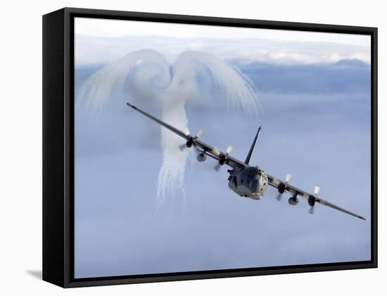 MC-130H Combat Talon-Stocktrek Images-Framed Stretched Canvas