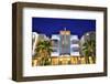 Mc Alpin Hotel on Ocean Drive in the Art Deco District of South Miami Beach in Miami, Florida, USA-null-Framed Art Print