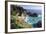 Mc Way Creek Falls, Big Sur, California-George Oze-Framed Photographic Print