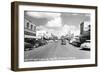 McAllen, Texas - Northern View up Main Street-Lantern Press-Framed Art Print