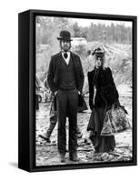 Mccabe And Mrs. Miller, Warren Beatty, Julie Christie, 1971-null-Framed Stretched Canvas