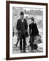 Mccabe And Mrs. Miller, Warren Beatty, Julie Christie, 1971-null-Framed Photo