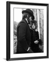 Mccabe And Mrs. Miller, Warren Beatty, Julie Christie, 1971-null-Framed Photo