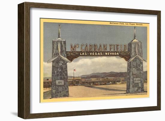 McCarran Field, Las Vegas, Nevada-null-Framed Art Print