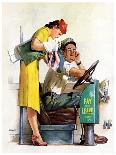 "Fill'er Up,"April 3, 1937-McCauley Conner-Framed Stretched Canvas