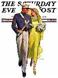 "Military Grad and Girl," Saturday Evening Post Cover, June 7, 1930-McClelland Barclay-Giclee Print