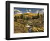 Mcclure Pass at Sunset During the Peak of Fall Colors in Colorado-Kyle Hammons-Framed Photographic Print