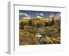 Mcclure Pass at Sunset During the Peak of Fall Colors in Colorado-Kyle Hammons-Framed Photographic Print