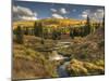 Mcclure Pass at Sunset During the Peak of Fall Colors in Colorado-Kyle Hammons-Mounted Photographic Print