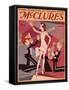 McClures, Trombones Saxophones Instruments Singers Magazine, USA, 1920-null-Framed Stretched Canvas