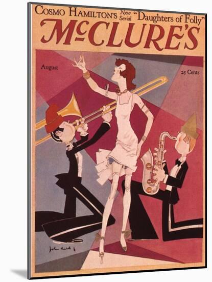 McClures, Trombones Saxophones Instruments Singers Magazine, USA, 1920-null-Mounted Giclee Print