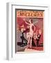 McClures, Trombones Saxophones Instruments Singers Magazine, USA, 1920-null-Framed Giclee Print