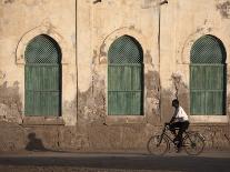 Man on Mule-Back Traverses the Desert around the Ancient City of Old Dongola, Sudan, Africa-Mcconnell Andrew-Photographic Print