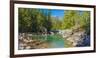 Mcdonald Creek Along Going-To-The-Sun Road at Us Glacier National Park, Montana, USA-null-Framed Photographic Print