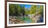 Mcdonald Creek Along Going-To-The-Sun Road at Us Glacier National Park, Montana, USA-null-Framed Photographic Print