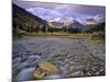 Mcdonald Creek and Garden Wall in Glacier National Park, Montana, USA-Chuck Haney-Mounted Photographic Print