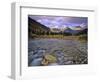 Mcdonald Creek and Garden Wall in Glacier National Park, Montana, USA-Chuck Haney-Framed Photographic Print