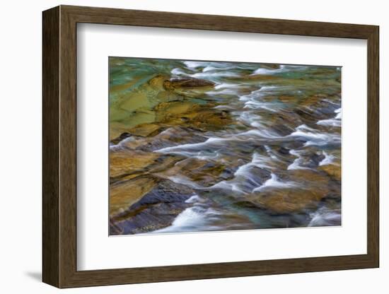 Mcdonald Creek in Spring in Glacier National Park, Montana, Usa-Chuck Haney-Framed Photographic Print