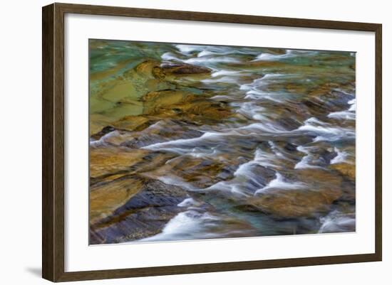 Mcdonald Creek in Spring in Glacier National Park, Montana, Usa-Chuck Haney-Framed Photographic Print