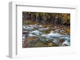 Mcdonald Creek in Spring in Glacier National Park, Montana, Usa-Chuck Haney-Framed Photographic Print