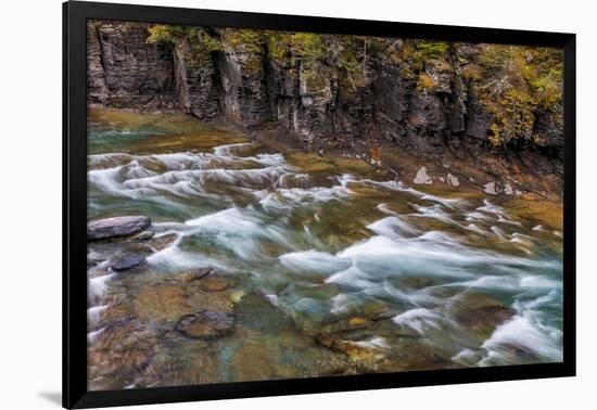 Mcdonald Creek in Spring in Glacier National Park, Montana, Usa-Chuck Haney-Framed Photographic Print