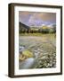 Mcdonald Creek with the Garden Wall in Autumn in Glacier National Park, Montana, Usa-Chuck Haney-Framed Photographic Print