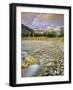 Mcdonald Creek with the Garden Wall in Autumn in Glacier National Park, Montana, Usa-Chuck Haney-Framed Photographic Print