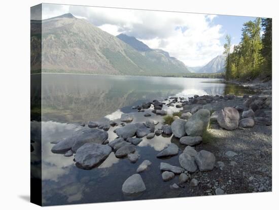 Mcdonald Lake, Glacier National Park, Montana, USA-Ethel Davies-Stretched Canvas