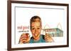 McDonald's Restaurant Advertisement from the 1950's, McDonald's Corp-null-Framed Art Print