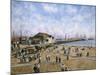 Mcfadden Wharf, Ca., Ca 1900-Stanton Manolakas-Mounted Giclee Print