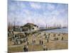 Mcfadden Wharf, Ca., Ca 1900-Stanton Manolakas-Mounted Giclee Print