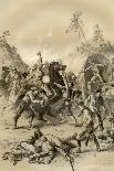 Gold Escort Attacked by Bushrangers, Australia, 1879-McFarlane and Erskine-Giclee Print