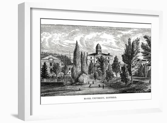 Mcgill University, Montreal, Canada, 19th Century-null-Framed Premium Giclee Print