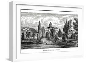 Mcgill University, Montreal, Canada, 19th Century-null-Framed Premium Giclee Print