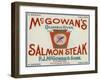 McGowan, Washington - Keystone Salmon Case Label-Lantern Press-Framed Art Print